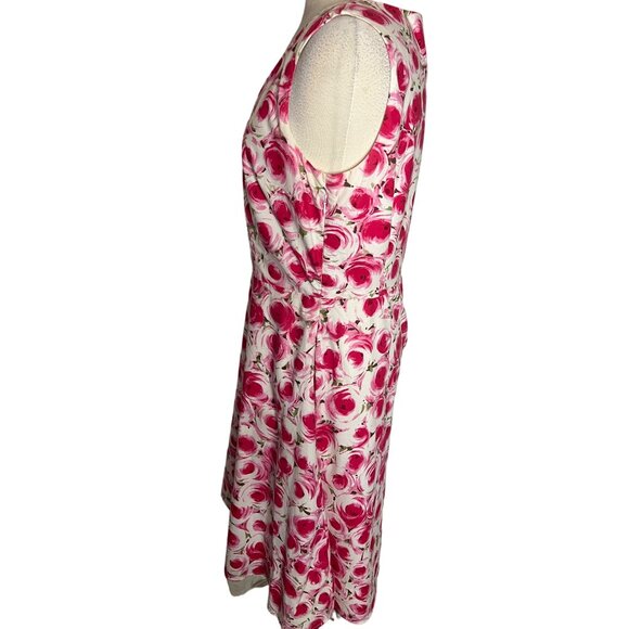 Maggie, London Fit N Flare Dress Size 12 Midi Party Barbie Feminine Y2K - Picture 3 of 10